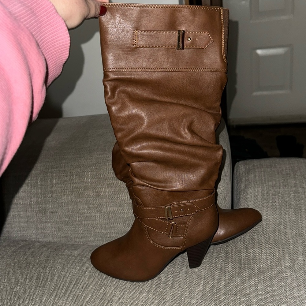 NWT Rampage Eliven Cognac Boots